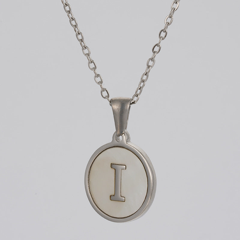 Stainless  Letter Necklace