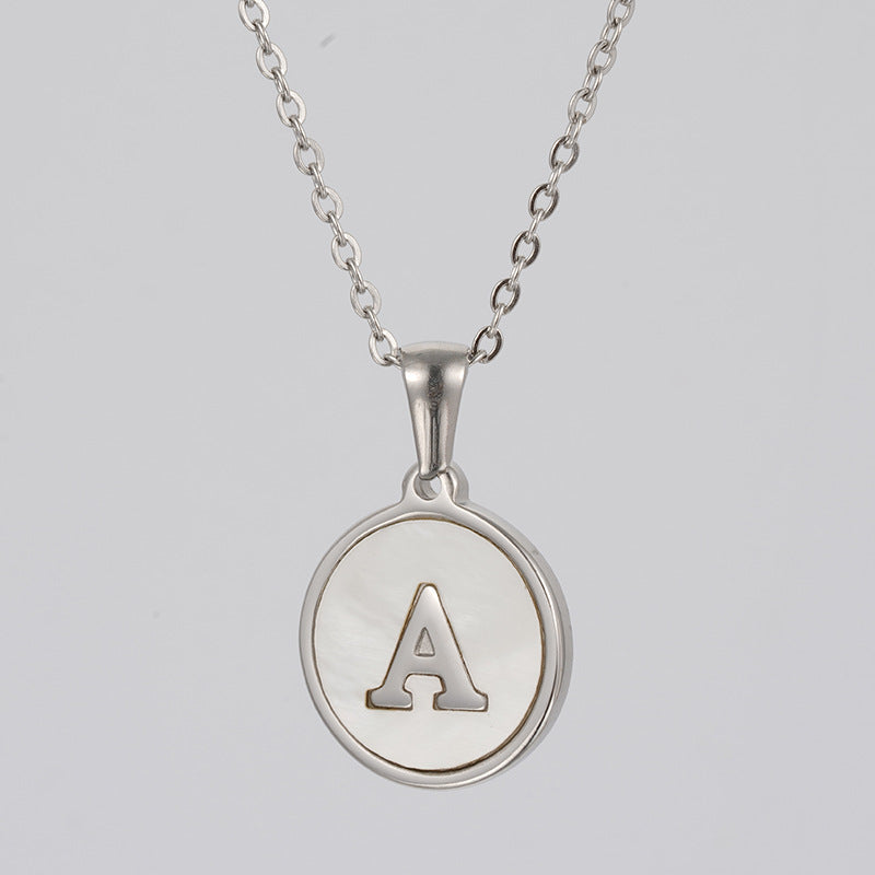 Stainless  Letter Necklace