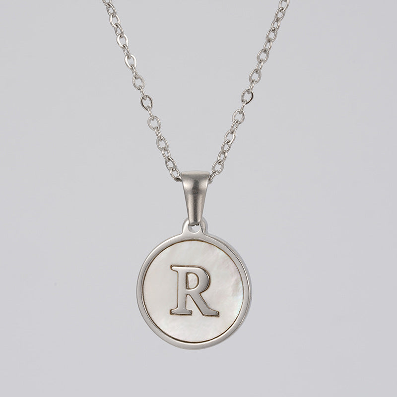 Stainless  Letter Necklace