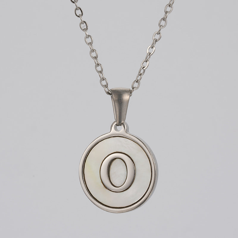 Stainless  Letter Necklace