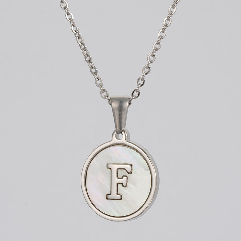 Stainless  Letter Necklace