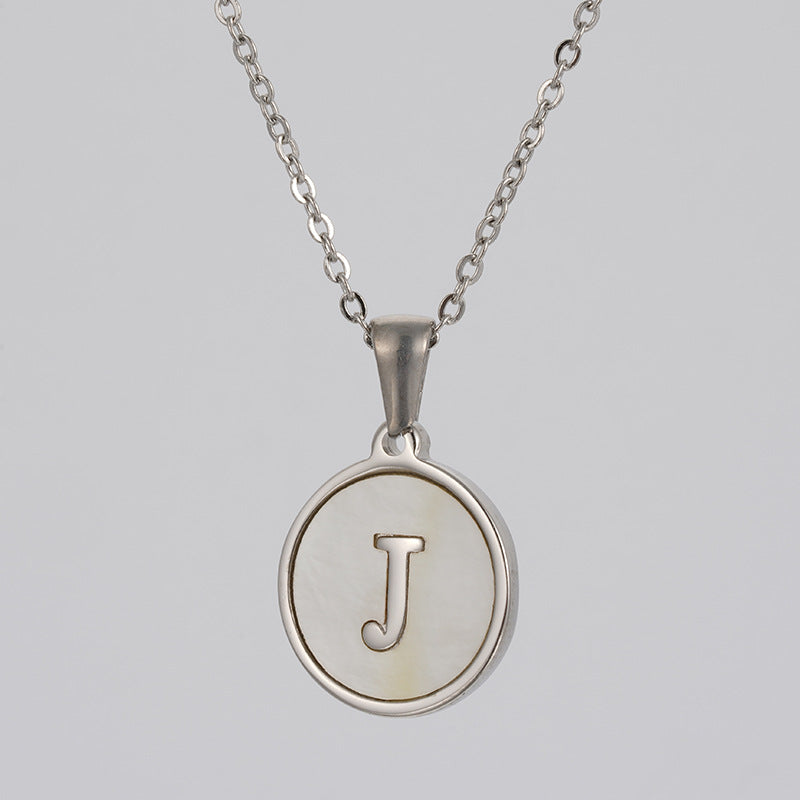 Stainless  Letter Necklace