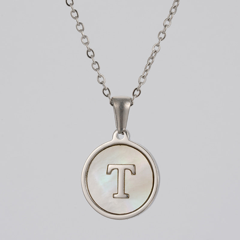 Stainless  Letter Necklace