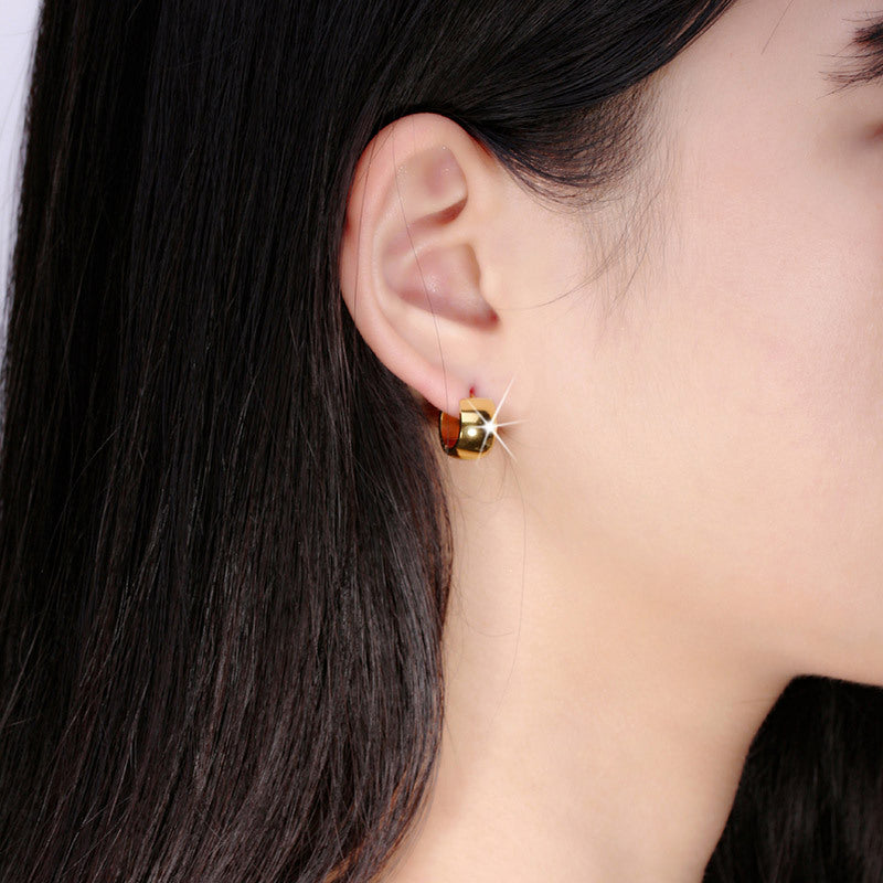 Fashion Smooth Round Earring