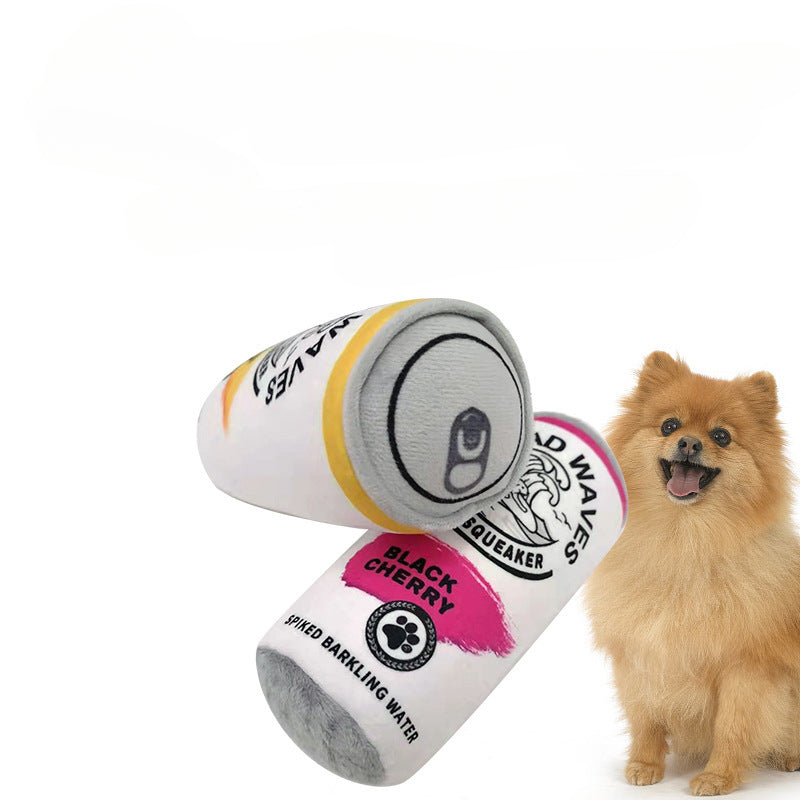 Audible Cans Pet Toy