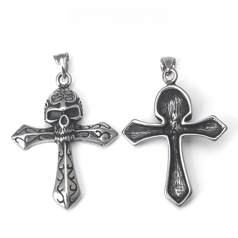 Skeleton Cross Necklace