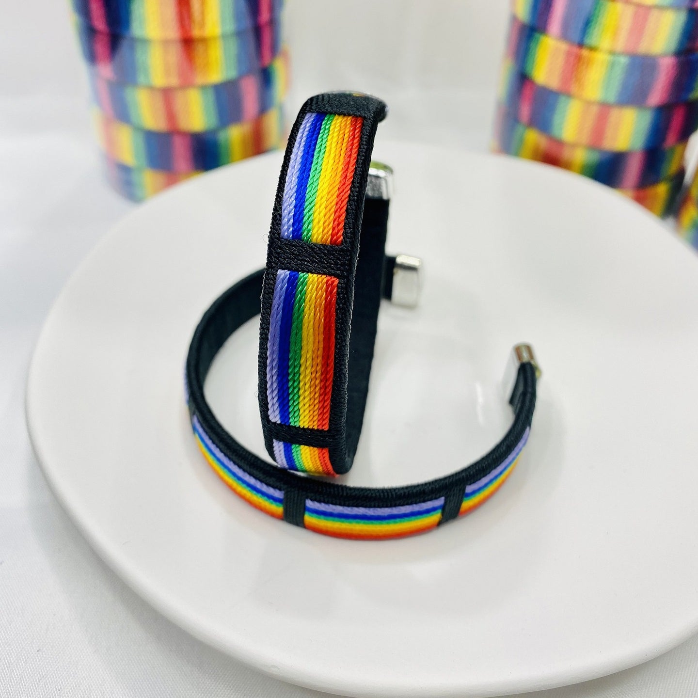 LGBP Rainbow LOVE bracelet