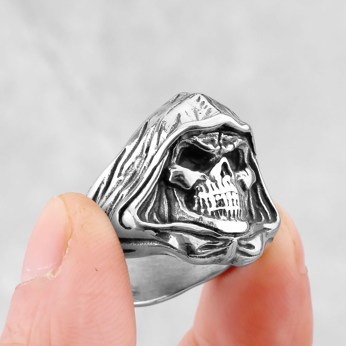 Anillo Calavera Fantasma Segador