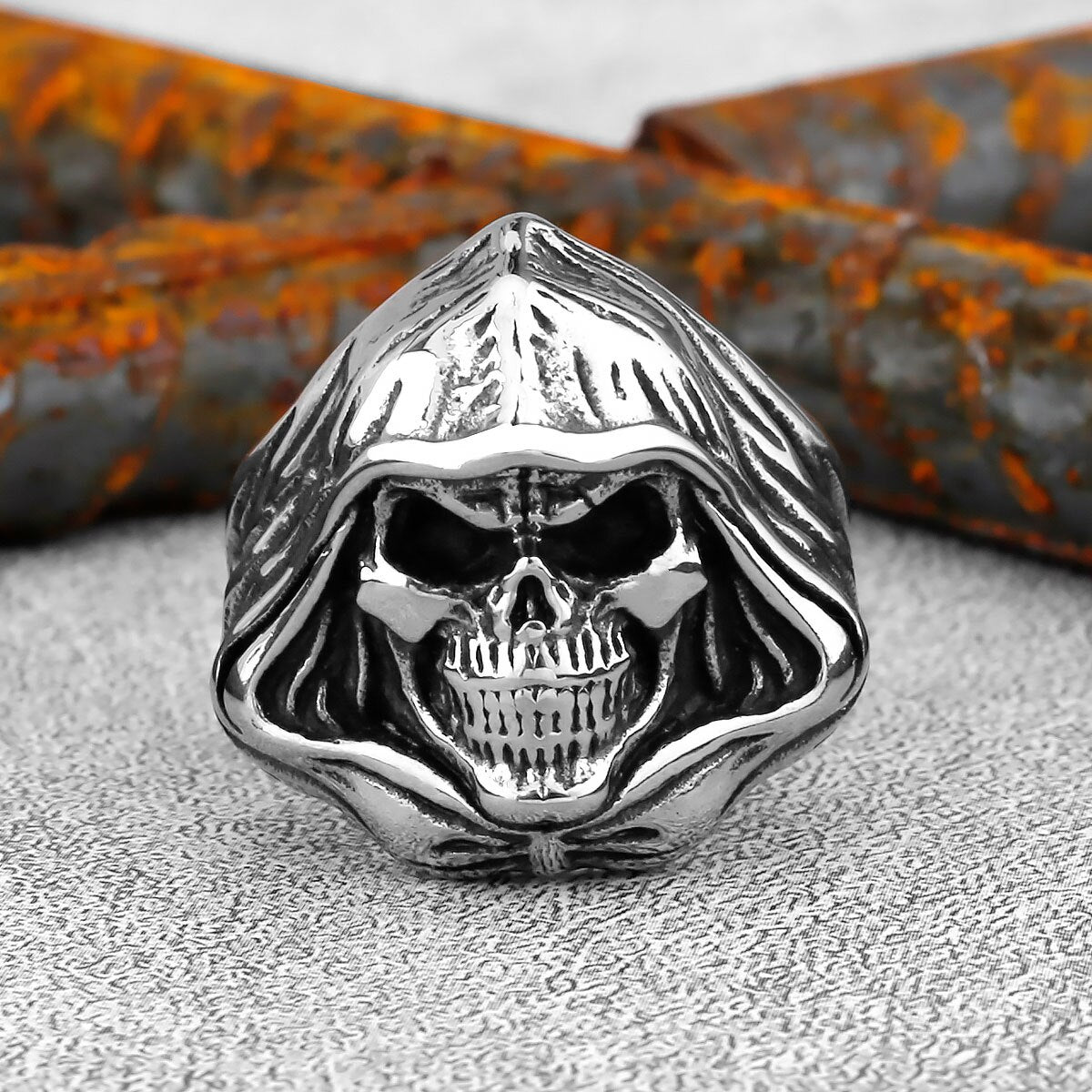 Anillo Calavera Fantasma Segador