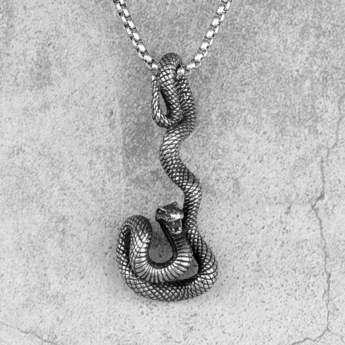 Viper Snake Animal Necklace