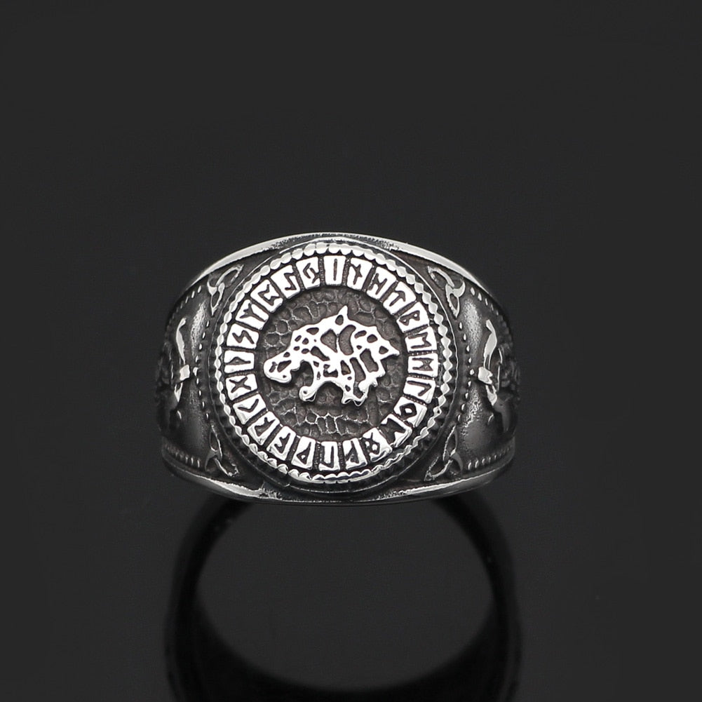 Anillo de runas de lobo de Odín