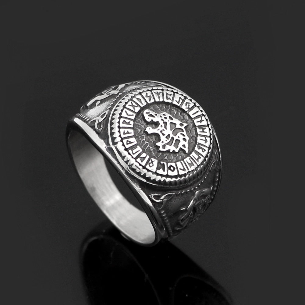 Anillo de runas de lobo de Odín