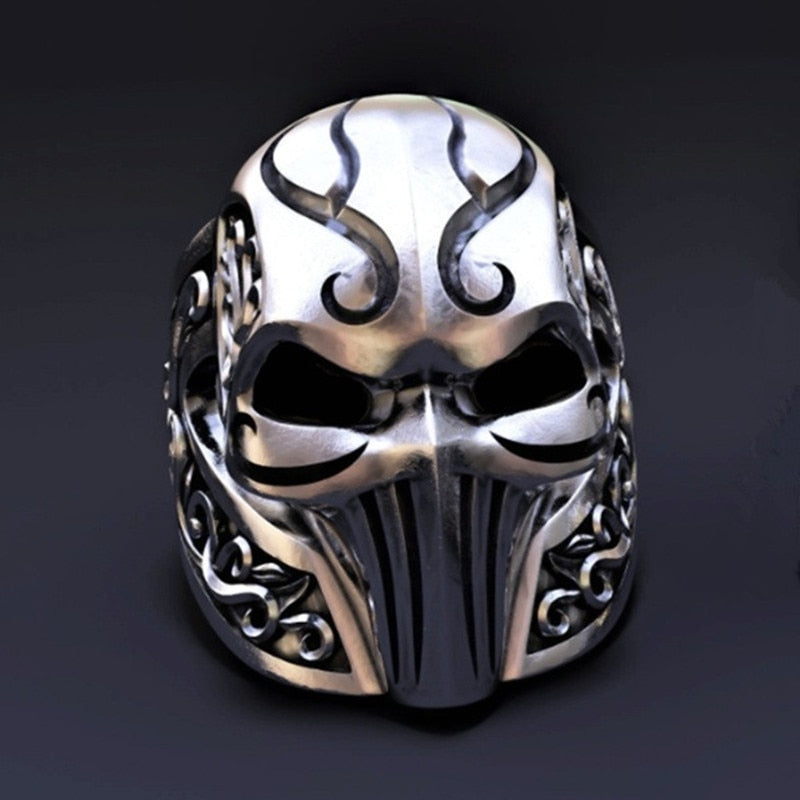 Gothic Gesichtsmaske Totenkopf Ring