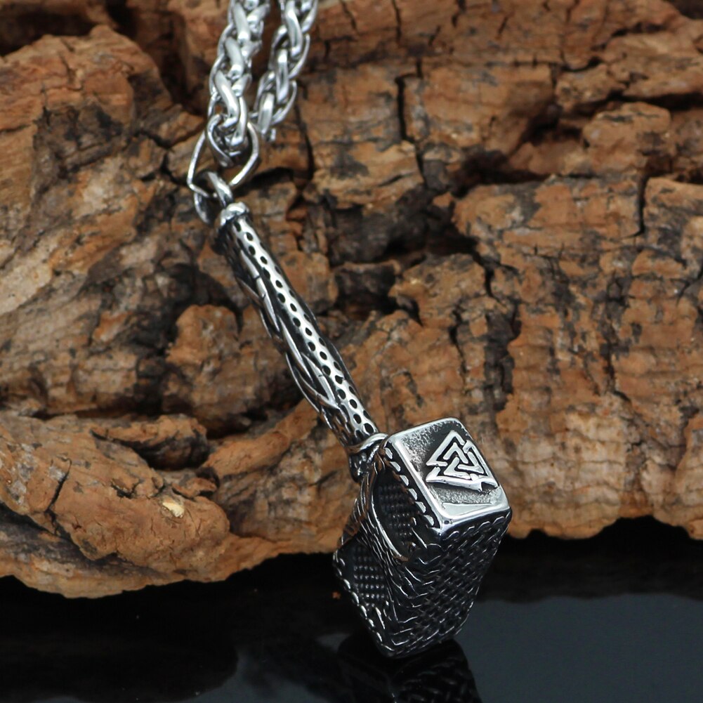 Collier Viking Mjolnir Yggdrasil