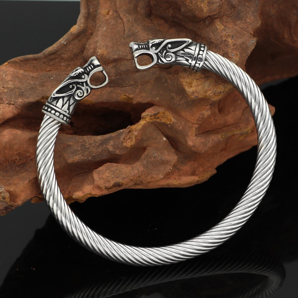 Pulsera escandinava dragón nórdico