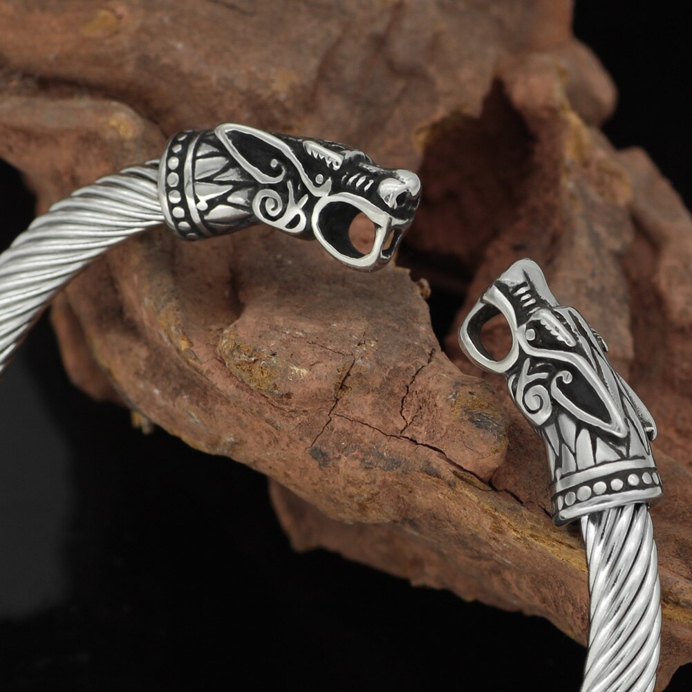 Pulsera escandinava dragón nórdico