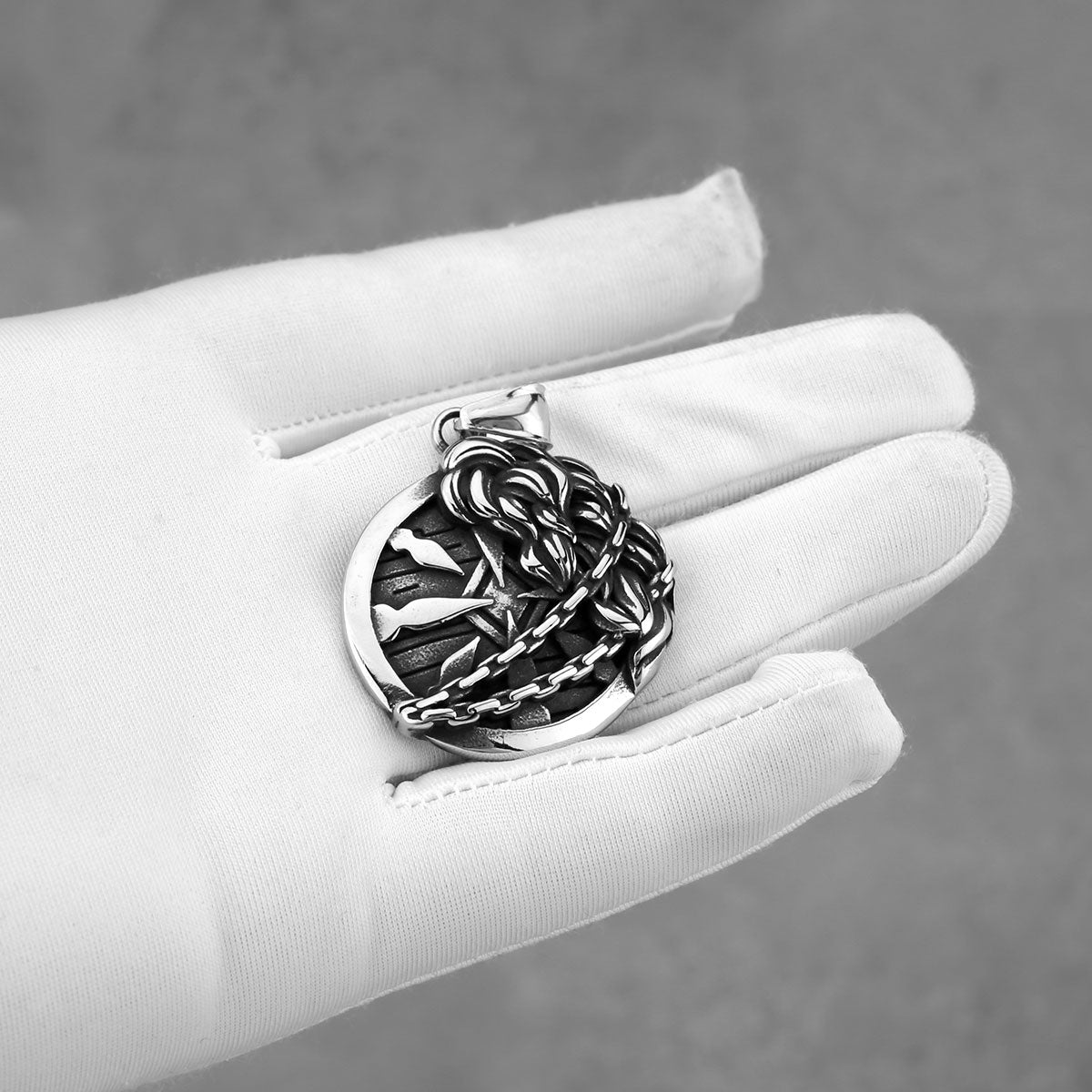 Vikings Warrior Shield Necklace