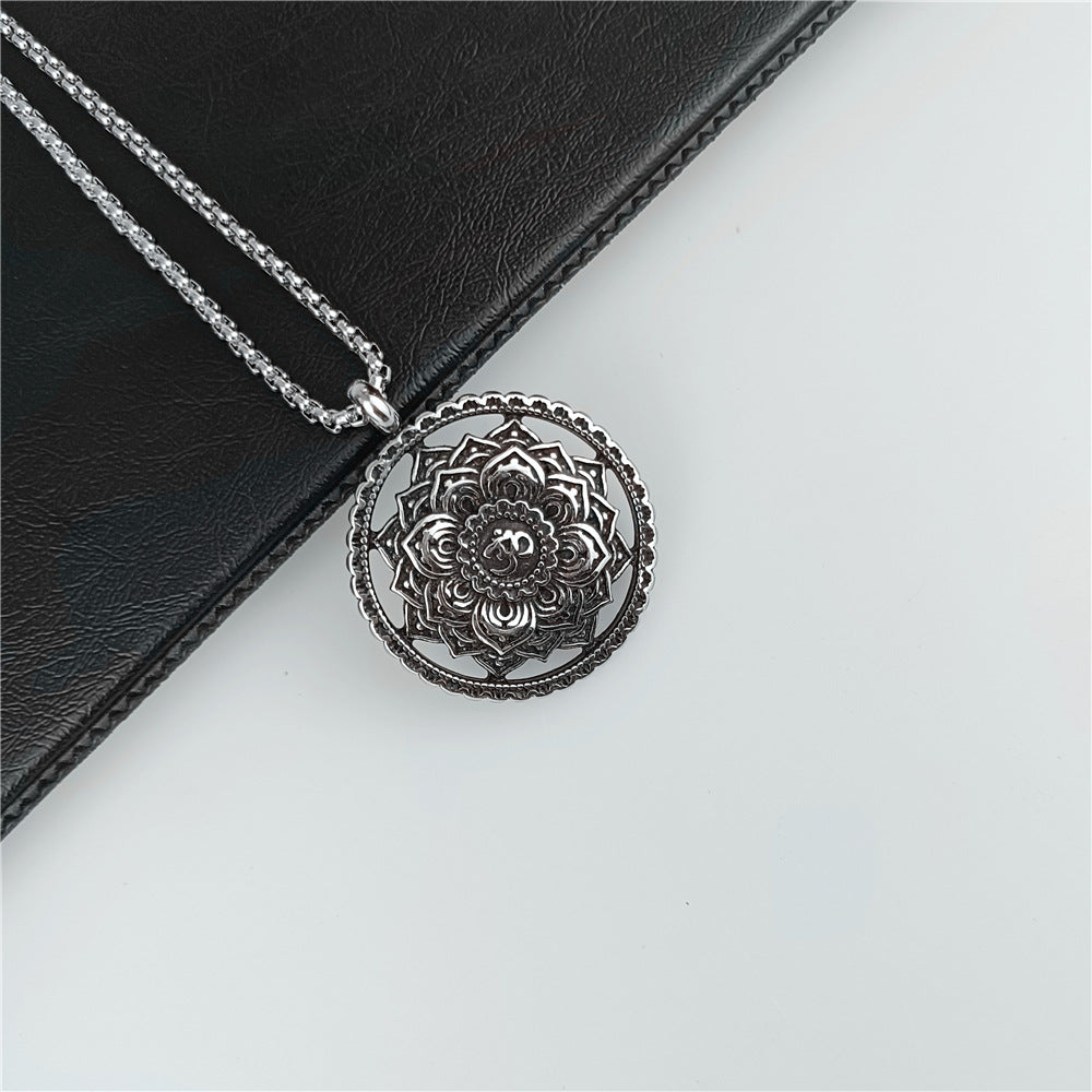 Geometric Shield Amulet Necklace