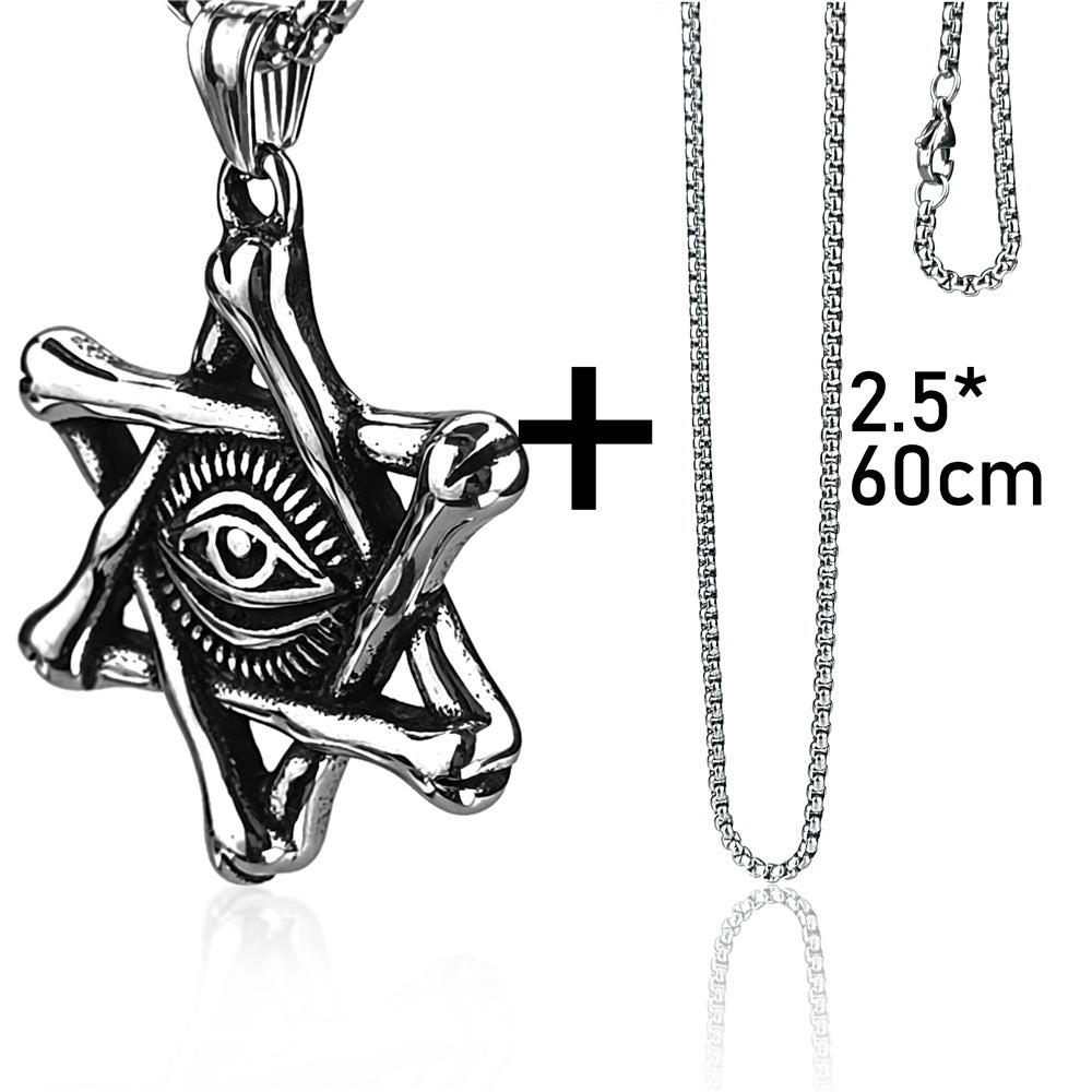 six pointed star necklace