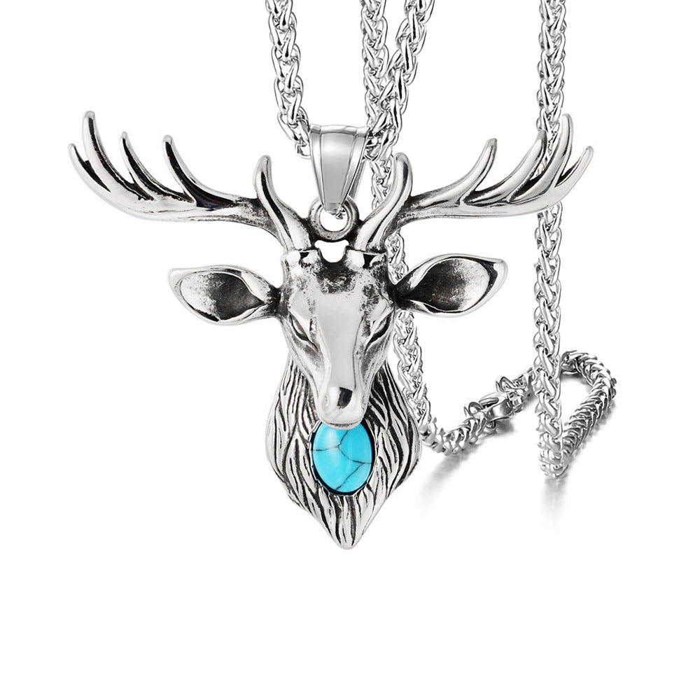 Deer Head Necklace