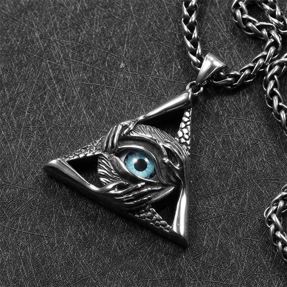 Triangle Eye Necklace