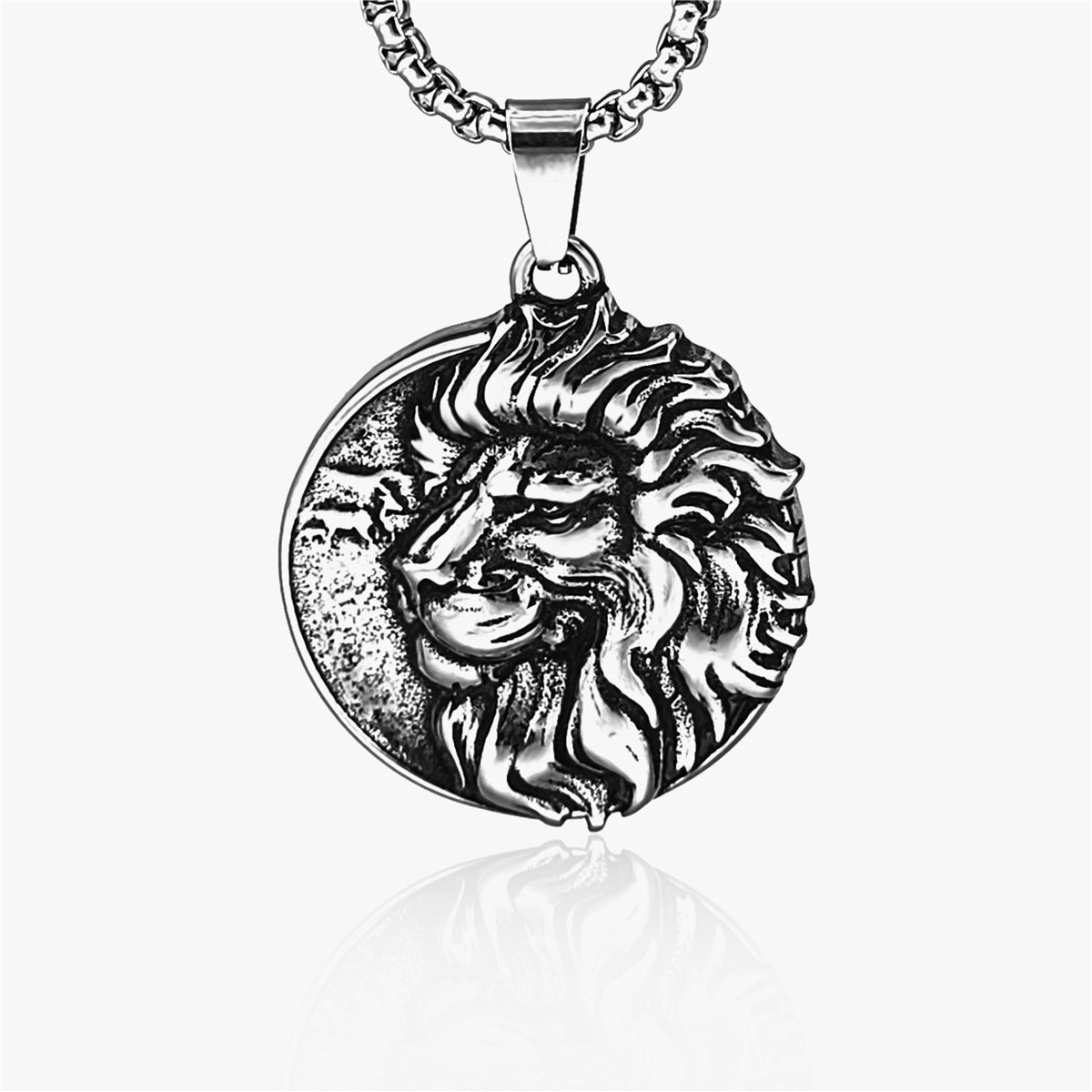 wolf head necklace