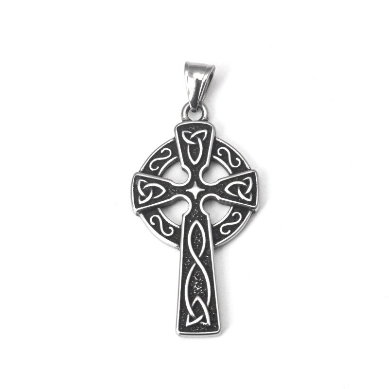 Celtic knot cross necklace