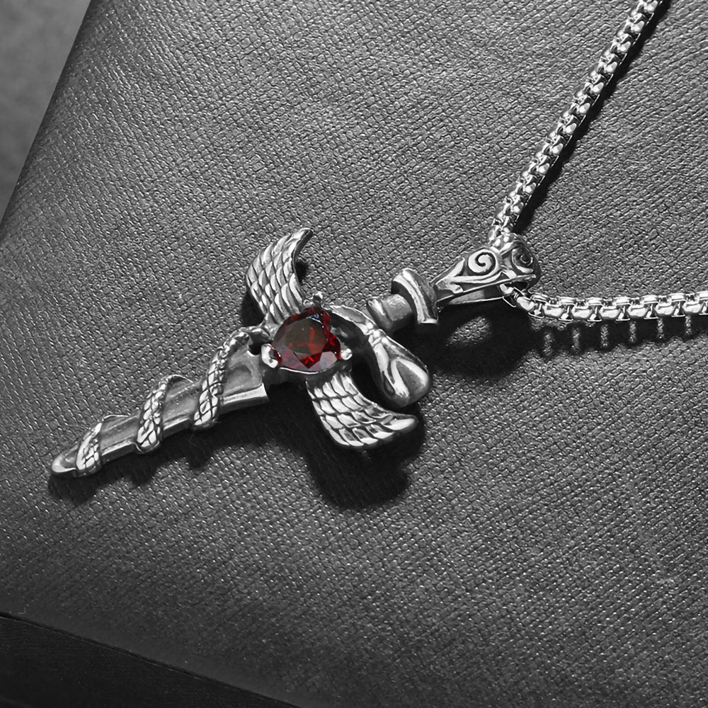 Snake Sword Necklace