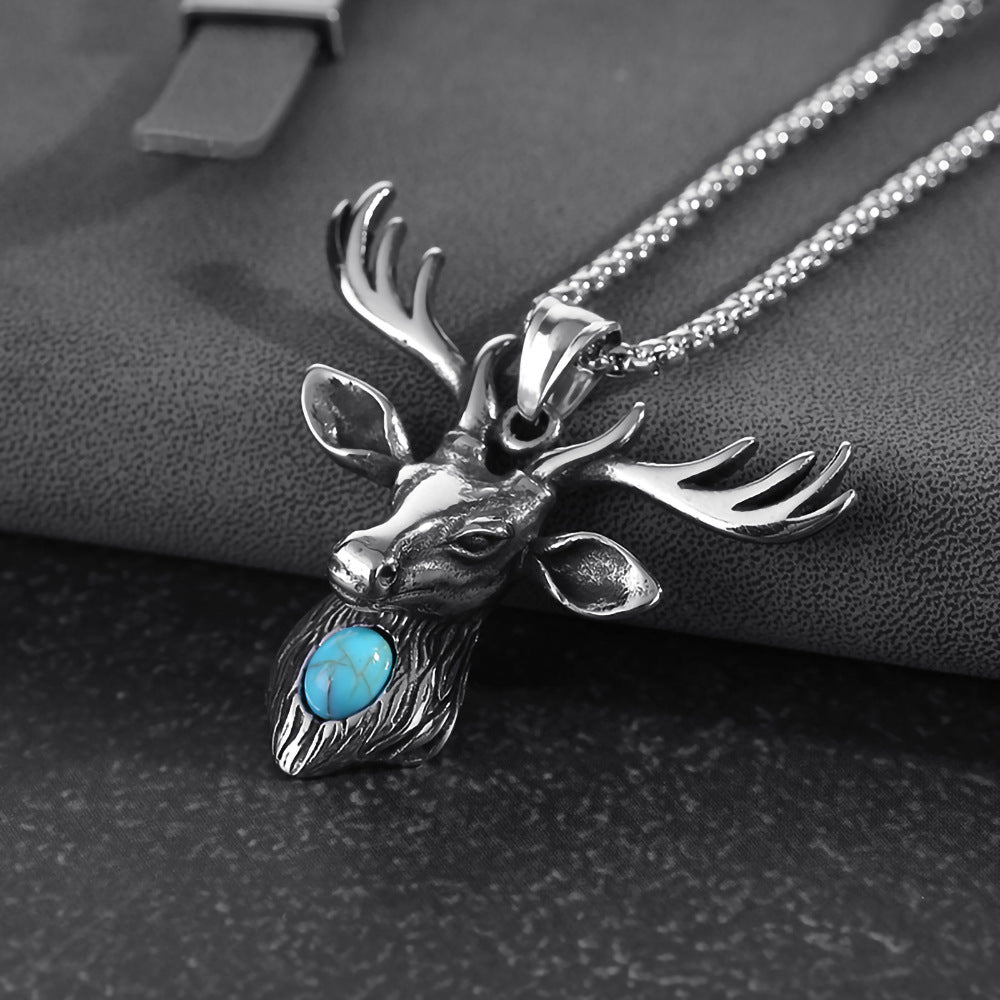 Deer Head Necklace