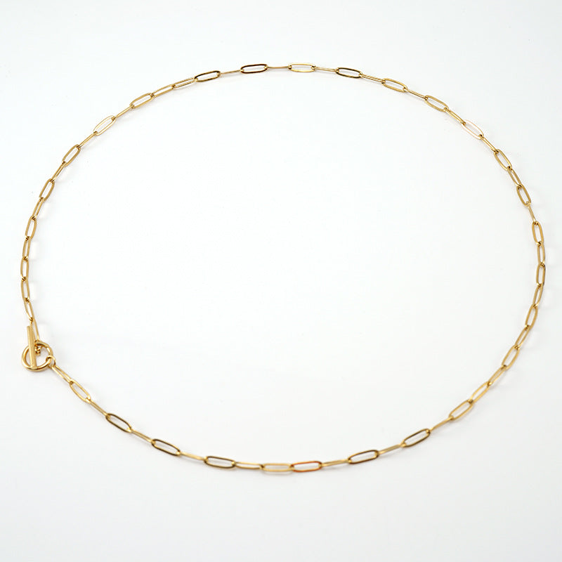 Stainless  Clavicle  Necklace