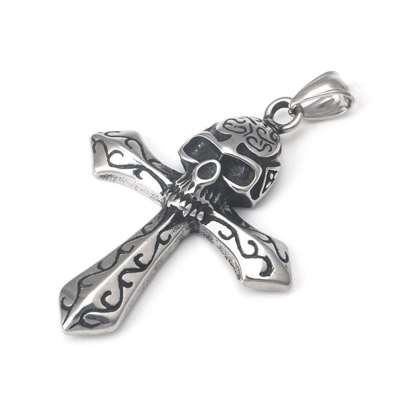 Skeleton Cross Necklace