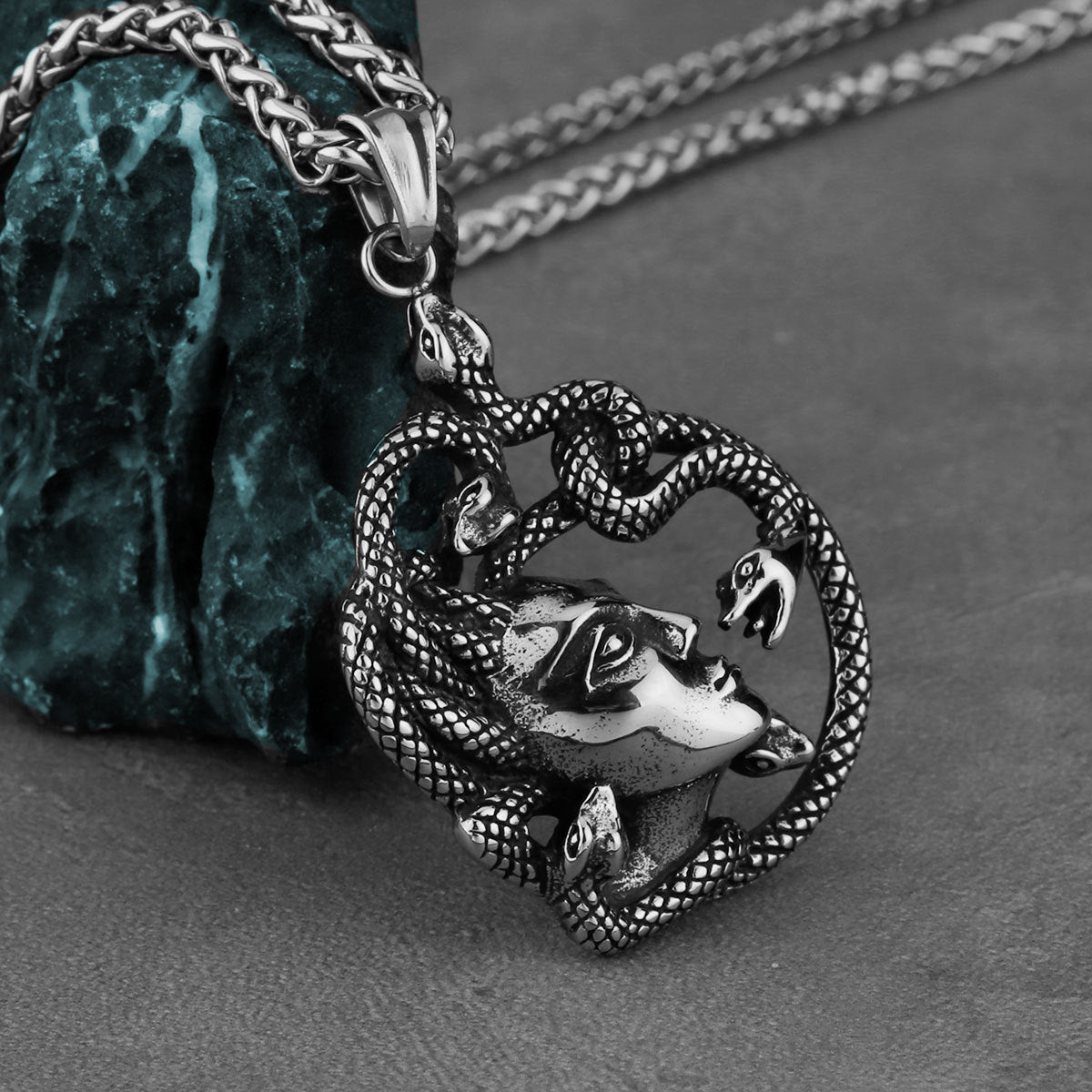 Medusa the Snake Necklace