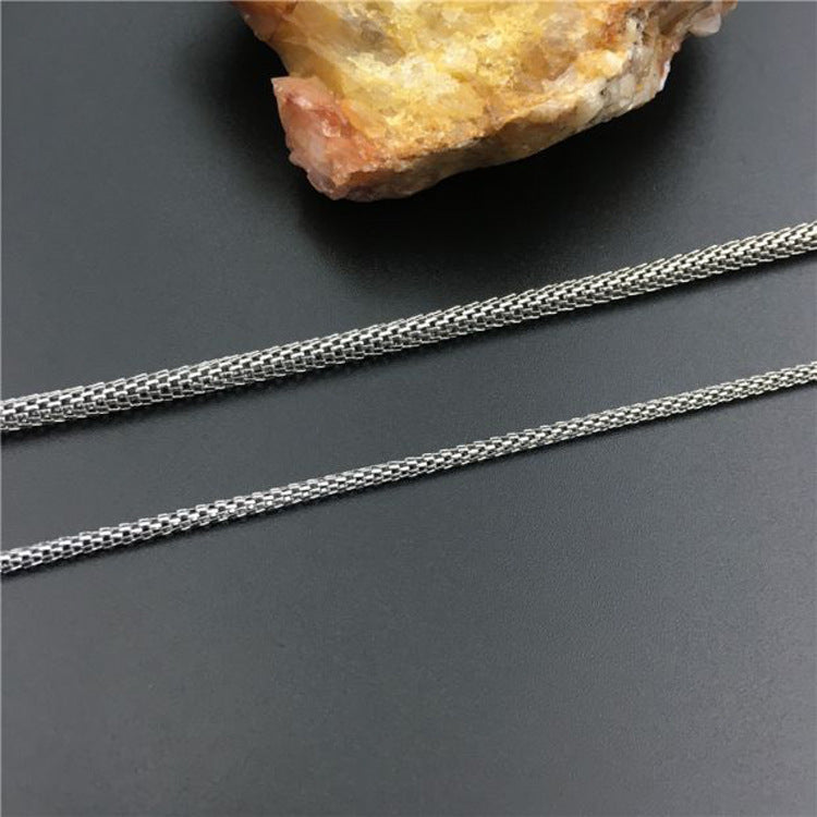 Titanium Steel Diamond Necklace