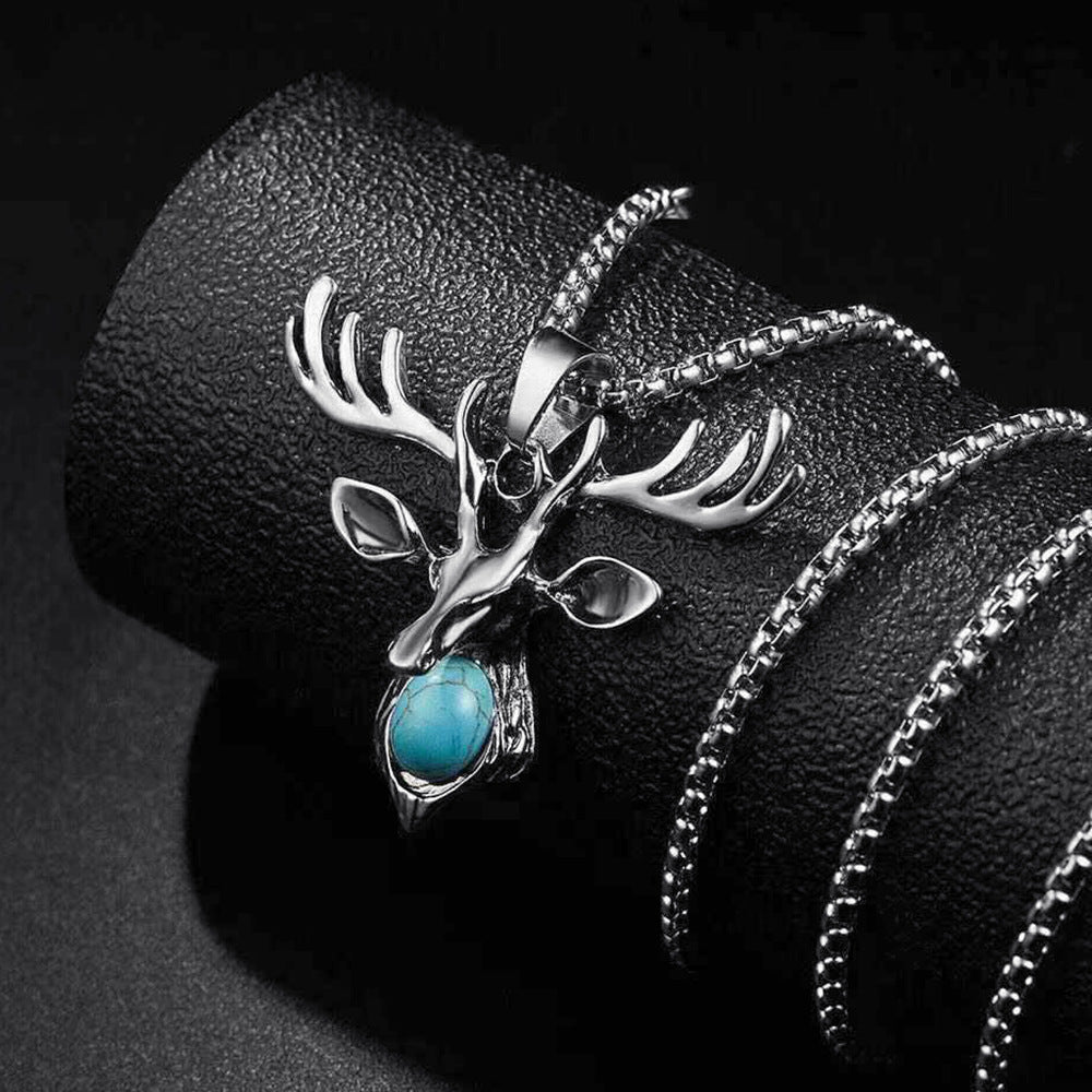 Deer Head Necklace