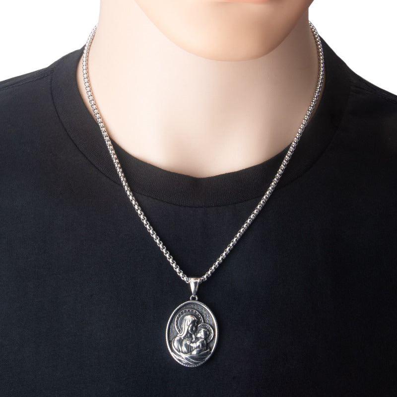 Virgin Mary Necklace