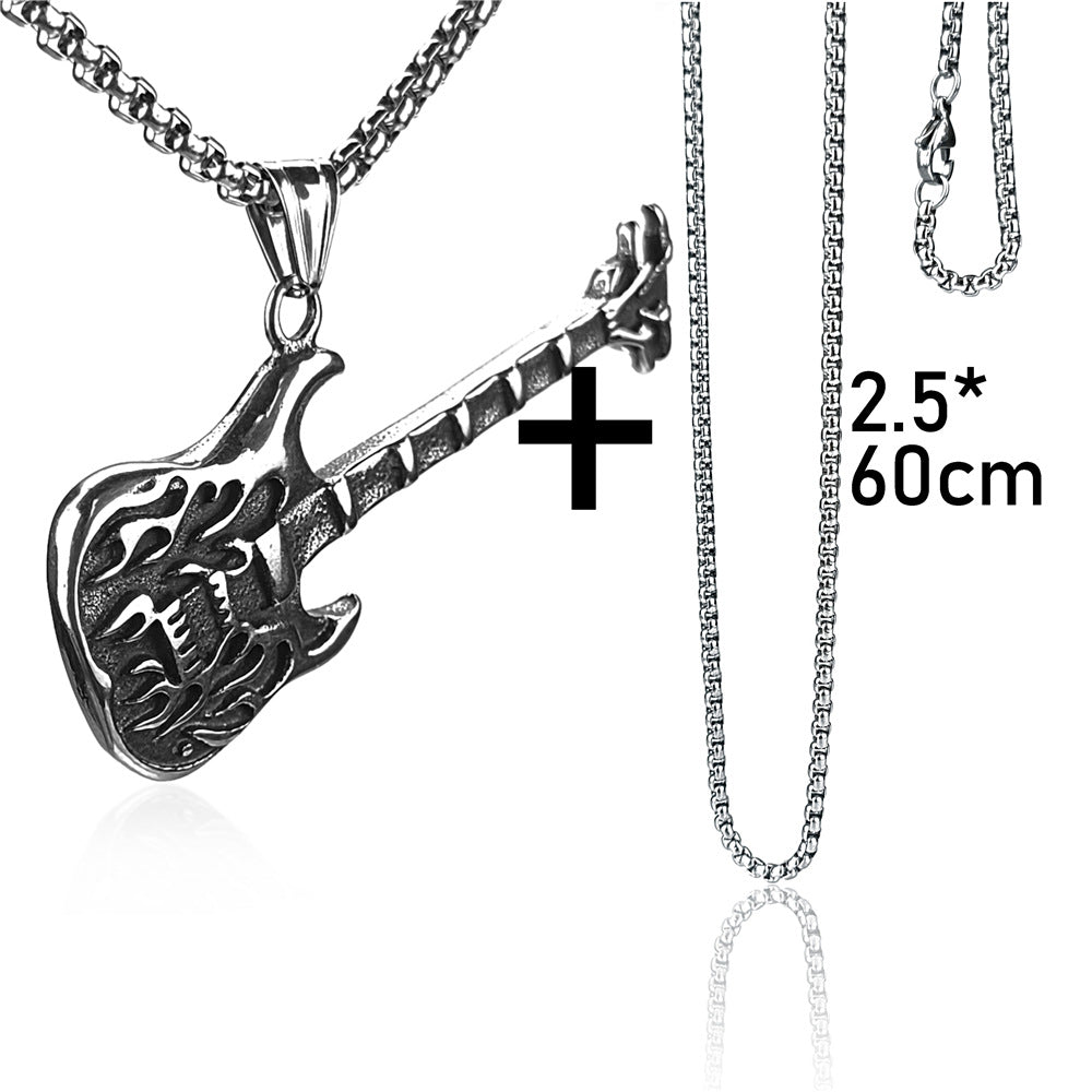 goth Guitar necklace