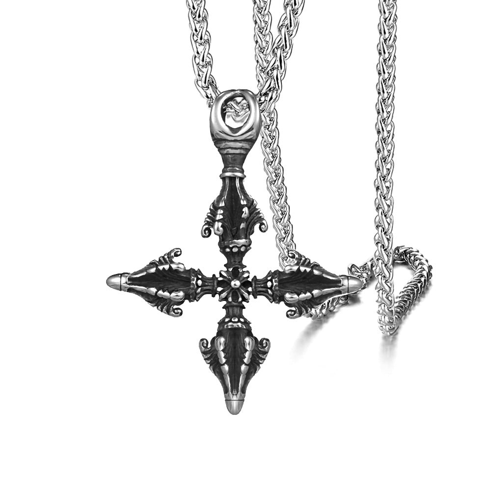 Cross Arrow Necklace