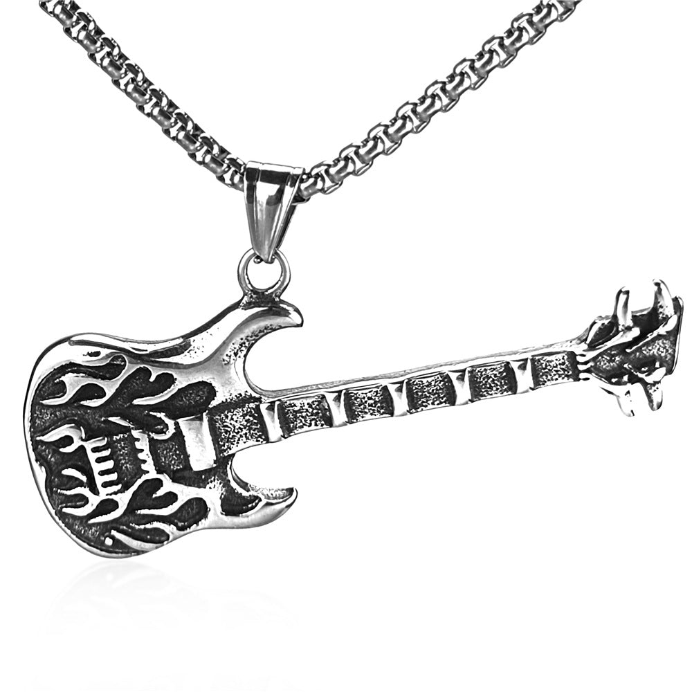 goth Guitar necklace