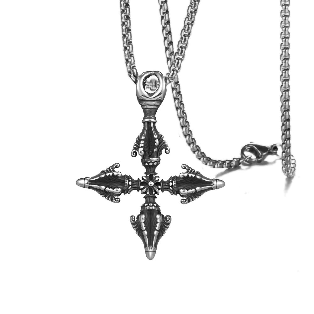 Cross Arrow Necklace