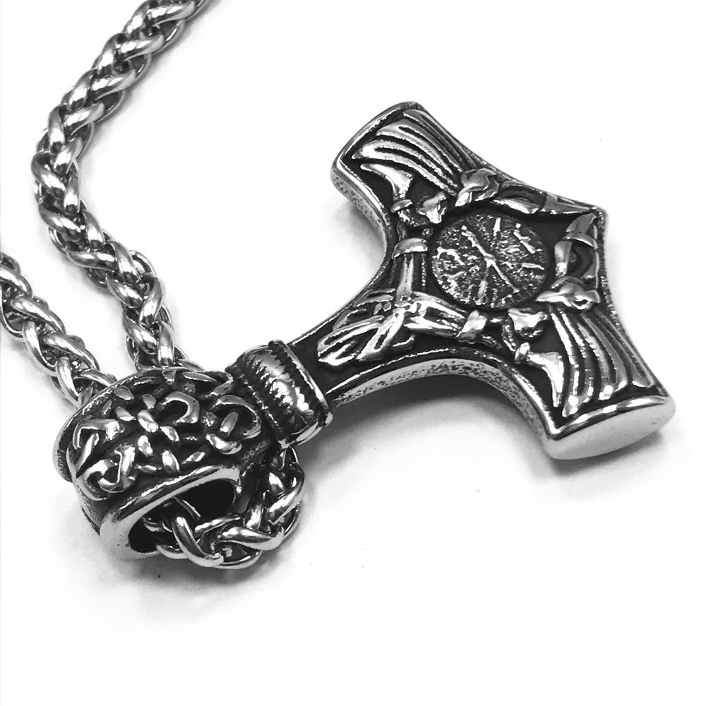 Titanium Steel Viking Pendant