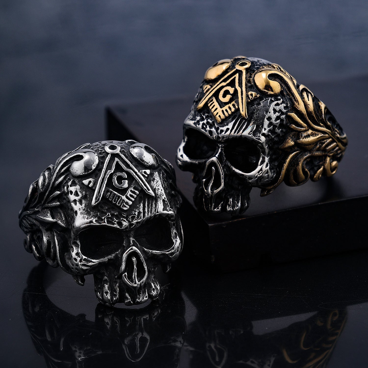 Goth Skull Ring