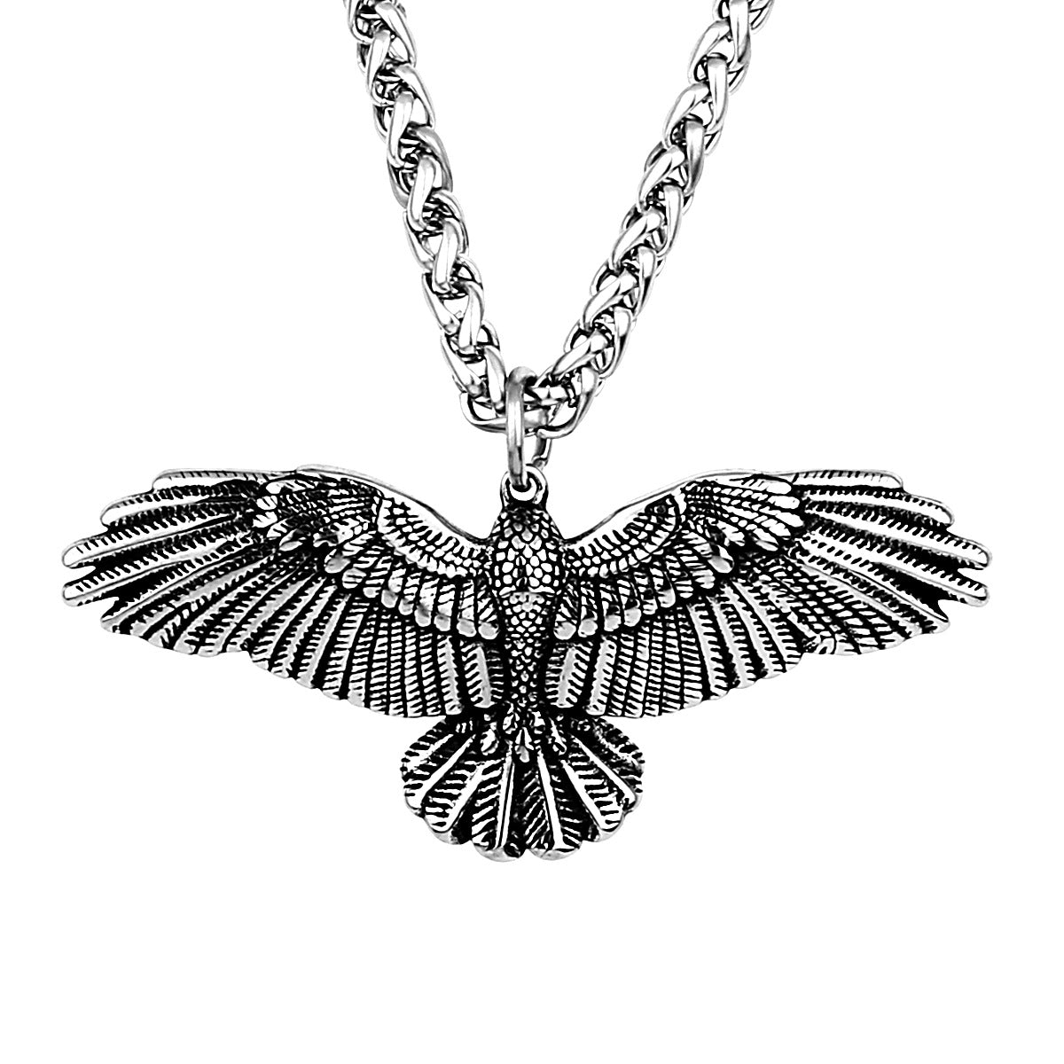 Goth Eagle Wing Necklace