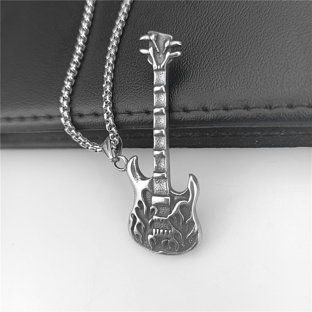 goth Guitar necklace