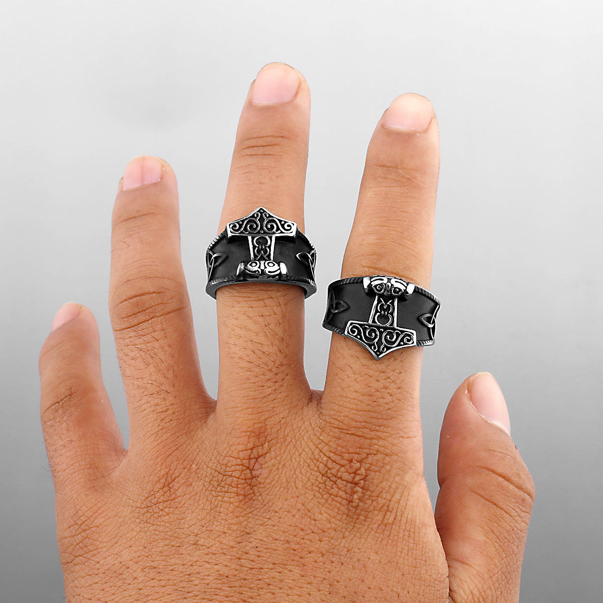 Goth Thor's Hammer Ring