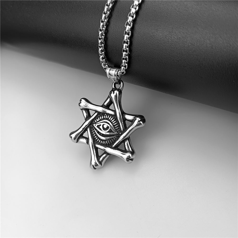 six pointed star necklace