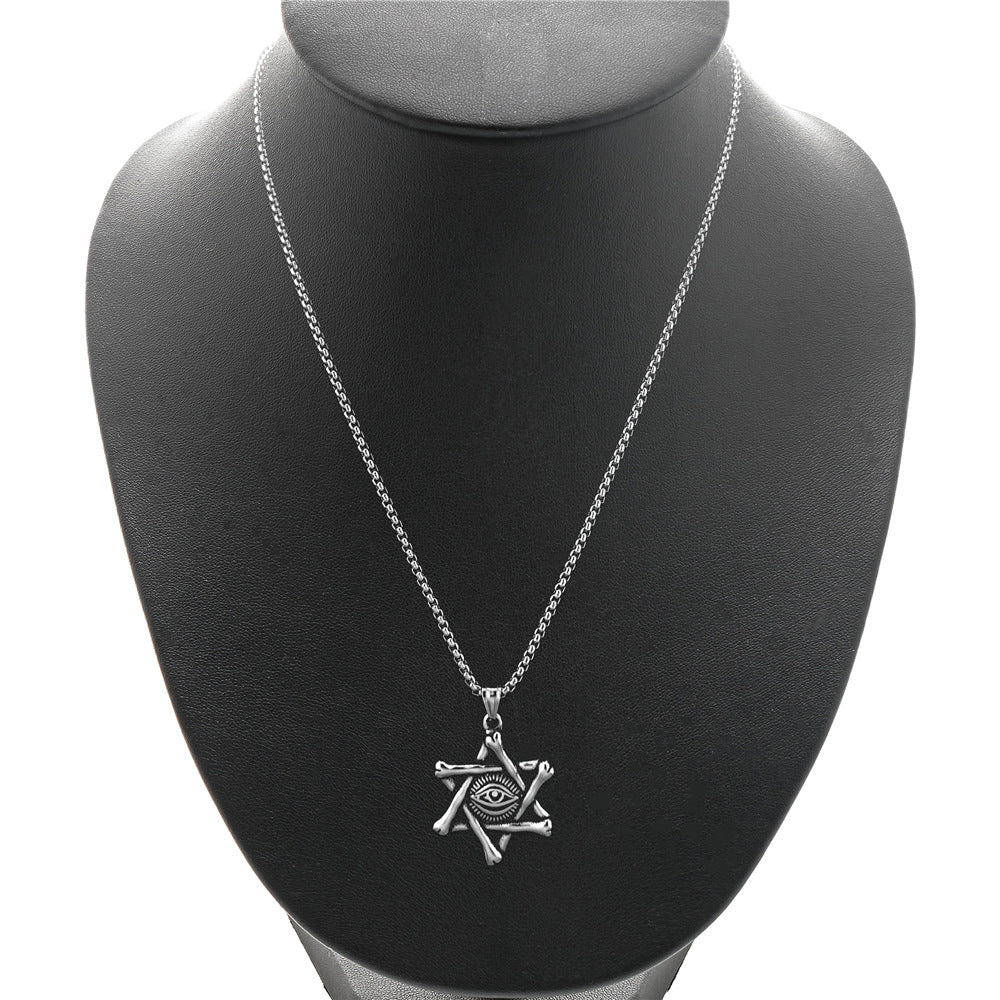 six pointed star necklace