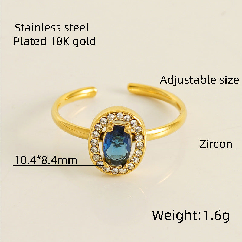 Diamond Opening Ring