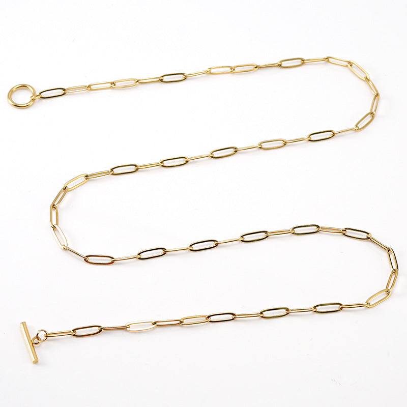 Stainless  Clavicle  Necklace