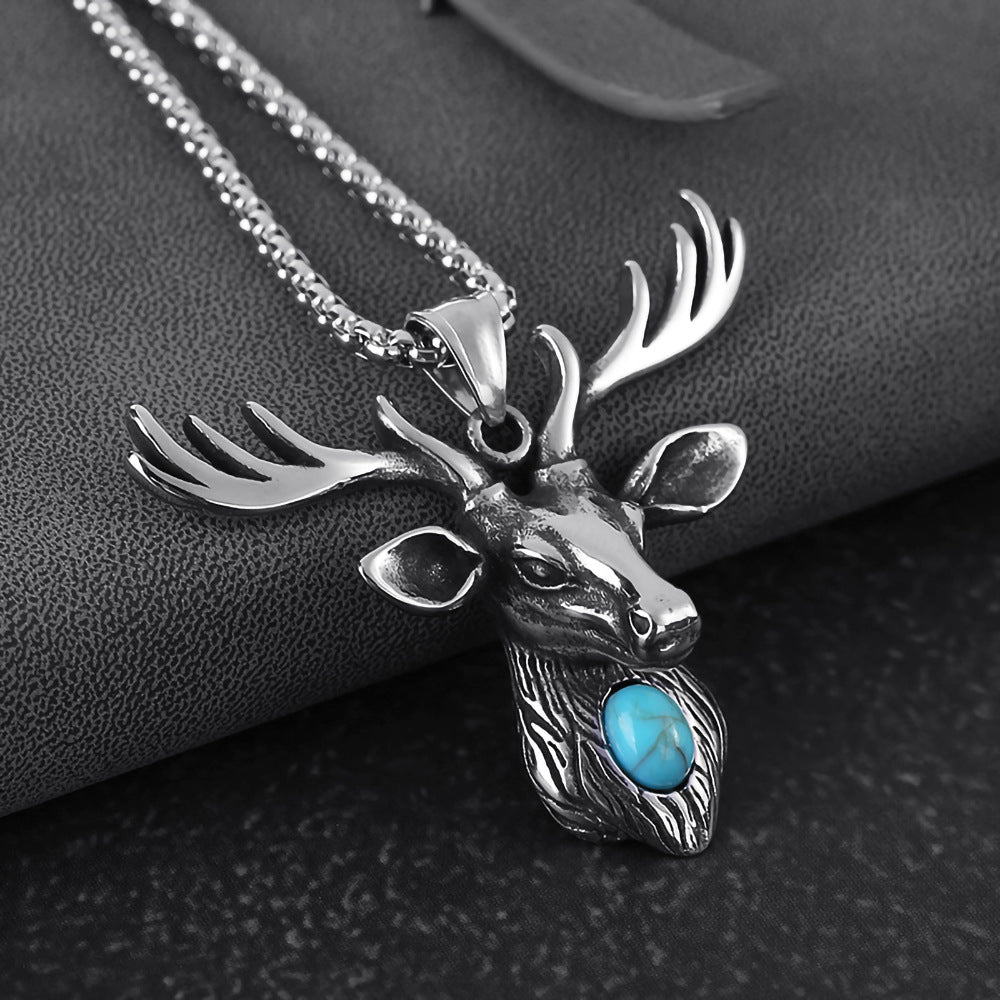 Deer Head Necklace