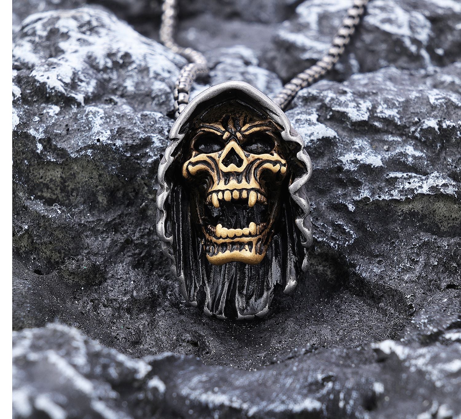 Goth Death Devil Necklace